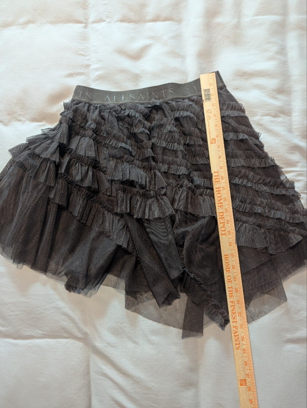 All Saints Jayde Tuille Skirt Size 8 - Picture 5 of 6